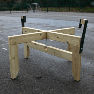 Outdoor Wooden Foldable Tuff Tray Stand