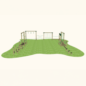 Playground U Shaped Trim Trail- Epping (14 Set)