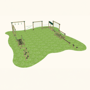 Playground U Shaped Trim Trail- Epping (14 Set)