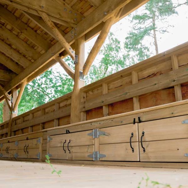Cannock Chase Bespoke Timber Shelter (9)