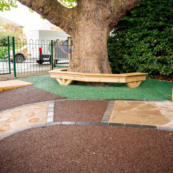 Rubber Mulch and Conipave Surfacing